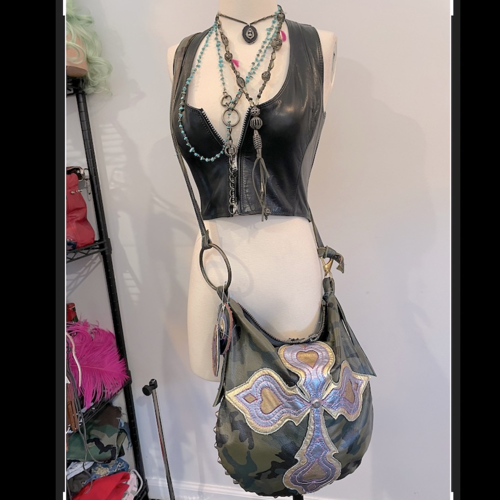 NYC custom leather vest